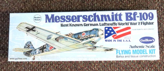 Messershmitt Bf-109 Wood Model Kit Sealed In Box