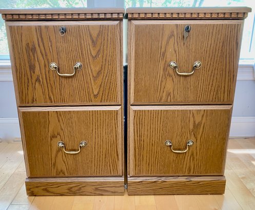 Pair Of Filing Cabinets (2)