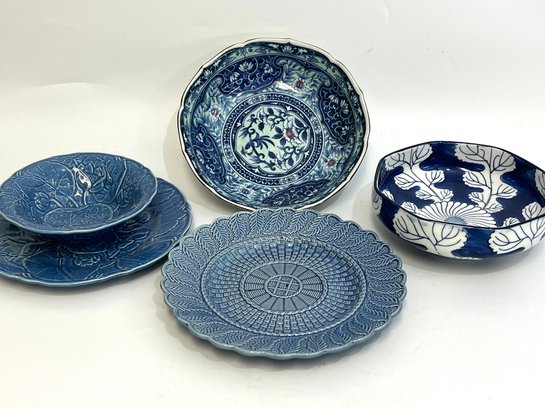 Group Of Plates And Bowls