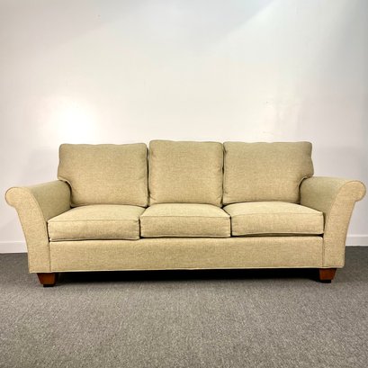 Like New Fairfield Sofa Neutral Fabric - A