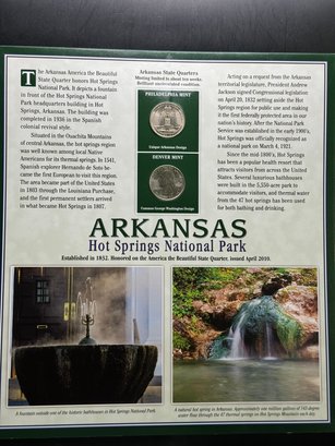 Arkansas Hot Springs National Park Commemorative Quarters
