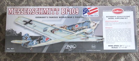 Messerschmitt Military Plane Model Kit Sealed New In Box