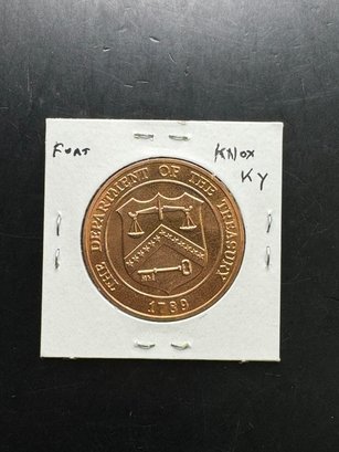 U.S. Mint Department Of Treasury Bronze Medal