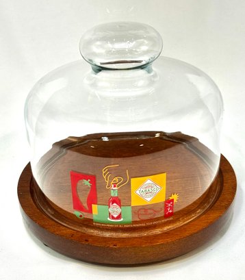 Vintage Contemporary Tabasco Lidded Cheese Tray