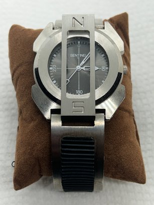 Rare Vintage SENTINEL Men's Wristwatch- Futuristic Design