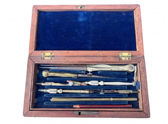 Early Antique Cartography Drafting Map Tool Set