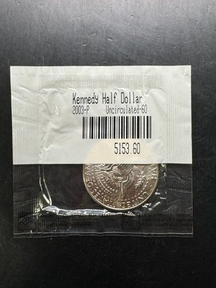 2003-P Uncirculated Kennedy Half Dollar In Littleton Package