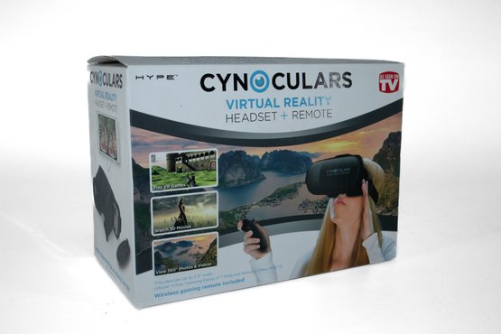 Virtual Reality Headset And Remote New In The Box