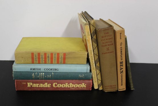 Collection Of Vintage Cookbooks