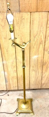 Vintage Wescal Brass Floor Lamp