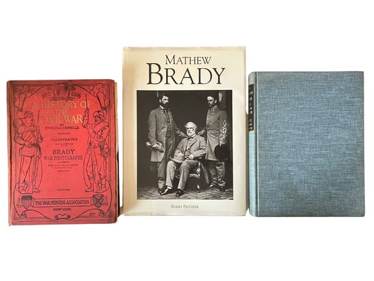 Trio Of Books: Benson's History Of The Civil War (1912), Lincoln's Camera Man, & Mathew Brady