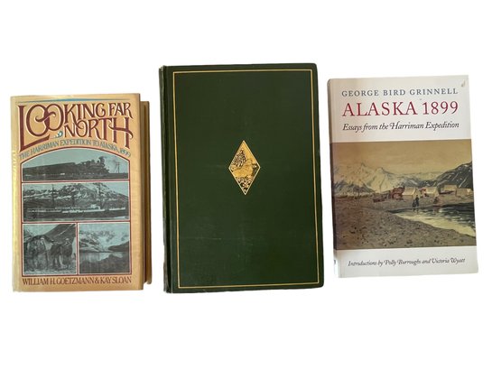 Trio Of Books Re: Harriman Alaska Expedition Of 1899 (Including Antique Title)
