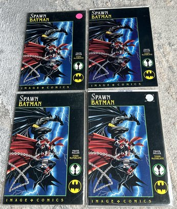 4 High Grade Copies Of SPAWN AND BATMAN- Frank Miller And Todd McFarlane Collaboration