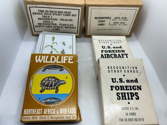 4 Decks 2 Sets Of United States Military Recognition Cards