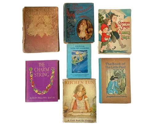 Collection Of 7 Children's Books - Date Range: 1906 To 1932