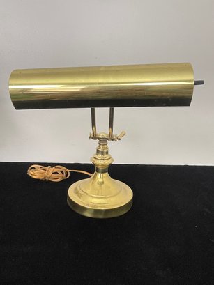 Adjustable Brass Bankers Piano Desk Lamp