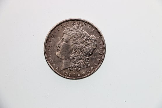 1897 Silver Morgan Dollar Coin