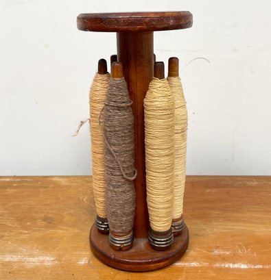 An Antique Spool Collection
