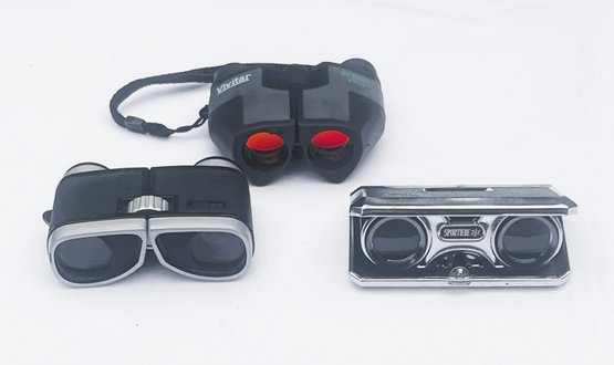 Nikon 3x, Vivitar PV Series 8 X 22 And Sportiere 2 1/2X