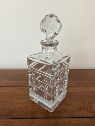 Crystal Decanter - Great Lines In Excellent Condition