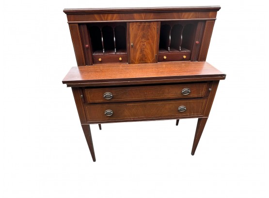 Vintage 1940's Federal Style Mahogany Writing Desk