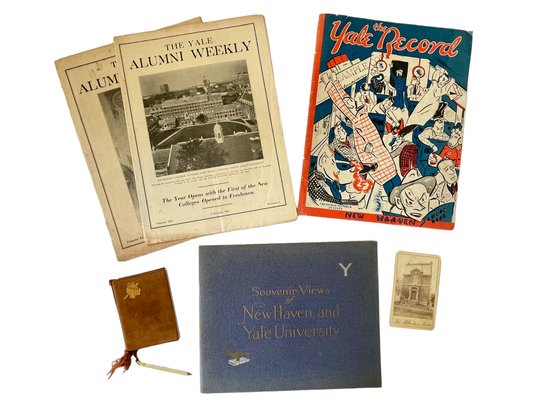 Early 1900's Yale & New Haven Memorabilia / Ephemera
