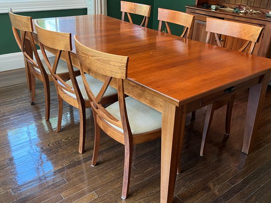Vintage Dining Room Table With Leaf