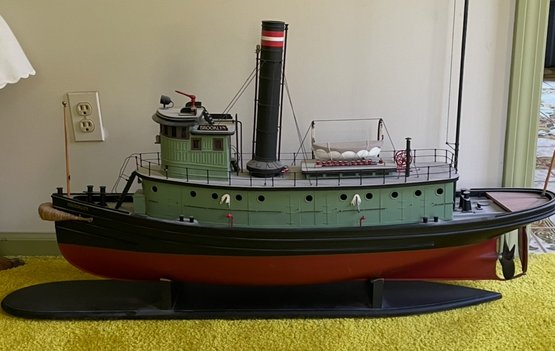 Dumas Brooklyn Tugboat Model Ship Kit #1238     LR