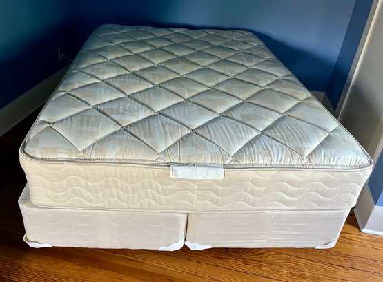 Full Size Bed Set - Fairmount Collection Mattress, Split Boxspring And Metal Frame