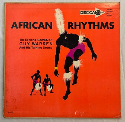 1962 MONO 1st Pressing Guy Warren - African Rhythms DL4243 Pink Label VG Plus