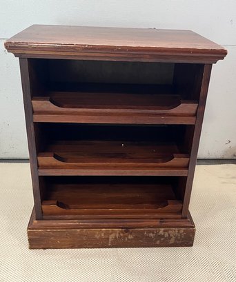 Small Wooden Bookcase Or Magazine Rack - Paint It UP! Needs TLC