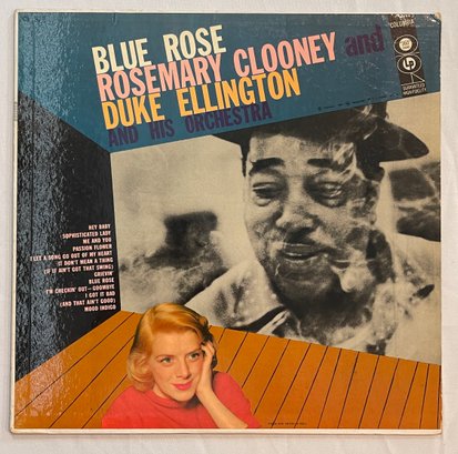 6 Eye White Label PROMO Rosemary Clooney And Duke Ellington - Blue Rose Cl872 VG Plus