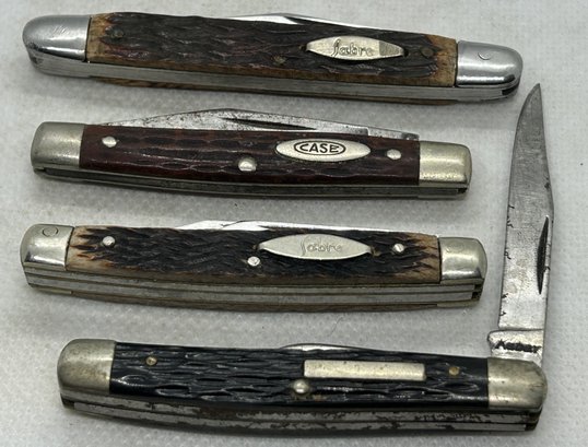Grouping Of Vintage Pocket Knives- Including CASE And KABAR