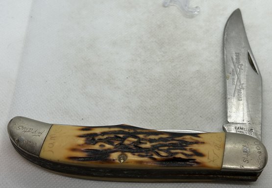 Large Vintage SCHRADE No. 26 Pocket Knife