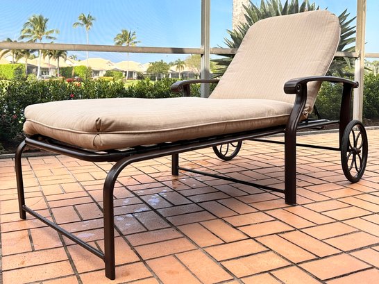 An Outdoor Chaise By Tropitone