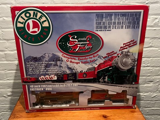 Lionel Santa's Flyer O Gauge Christmas Steam Train Set In Box  Stock 6-30164