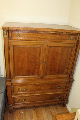 Century Highboy Dresser W Cabinet Doors 19x40x54 Tall