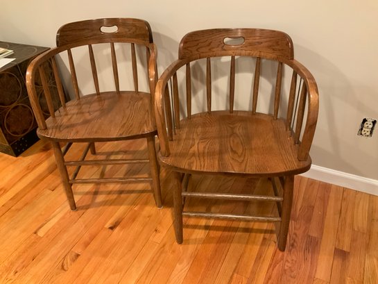 Pair Of Captains Chairs