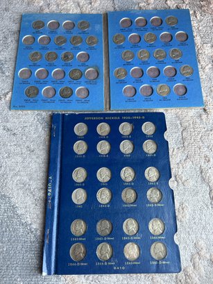Large JEFFERSON NICKEL Collection- Includes All 11 World War 2 SILVER Nickels!