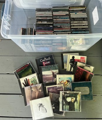 Lot #1 100 Assorted CD Lot - Springsteen, Simon & Garfunkel, Sting, Jim Croce