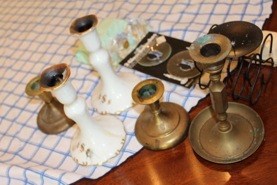 Brass And Other Candlesticks