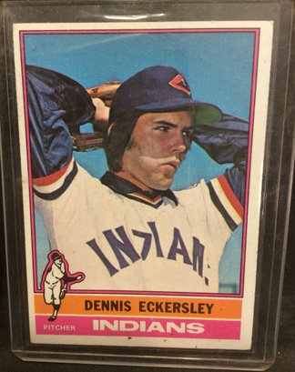 1976 Topps Dennis Eckersely Rookie Card - M