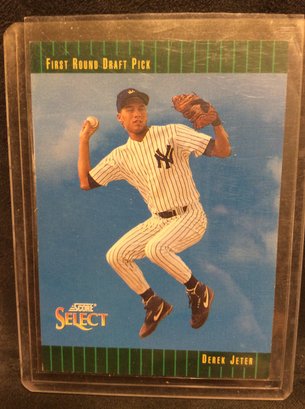 1992 Score Select Derek Jeter Rookie Card - M