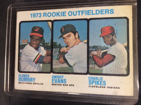 1973 Topps Dwight Evans Rookie Card - M