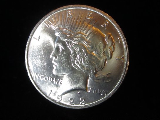 1923 U.S. Peace Silver Dollar, BU