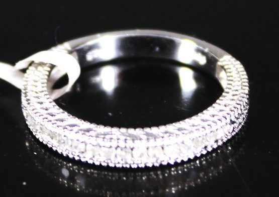 Never Worn White Stones, Baguettes In Sterling Silver Ring Size Approx. 7