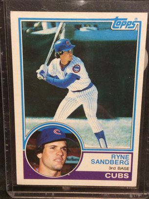 1983 Topps Ryne Sandberg Rookie Card - M