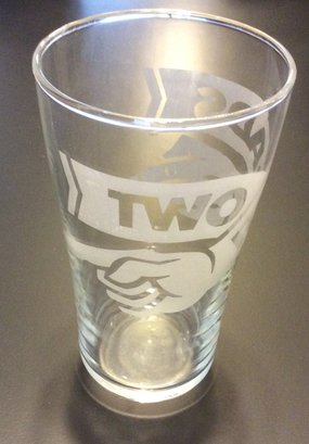 Lot Of 9 Two Roads Brewing Pint Glasses - A (LOCAL Pickup Only For This Item)