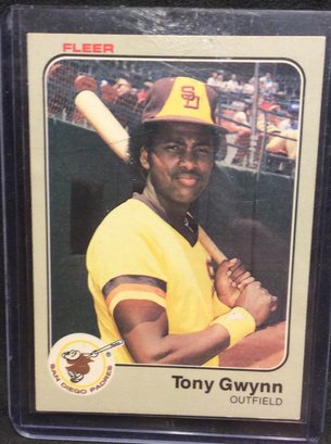 1983 Fleer Tony Gwynn Rookie Card - M