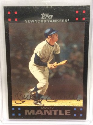 2007 Topps Mickey Mantle - M